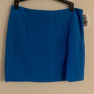 Diane Von Furstenberg Electric Blue Skirt Mini New
